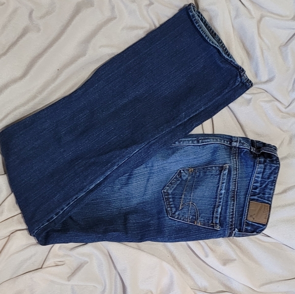 American Eagle Medium Straight Leg Jeans Size 0 S - Picture 5 of 9